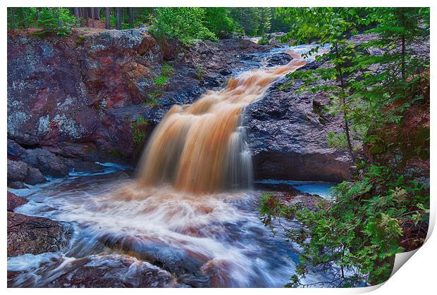 Scenic Waterfall Print by Jonah Anderson Photography