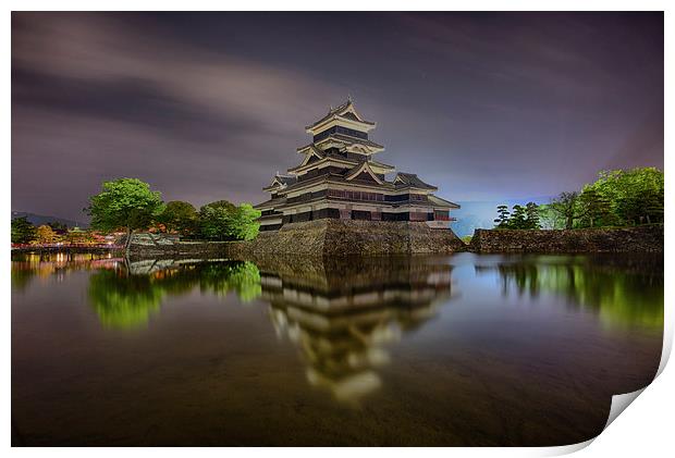  Matsumoto Castle Print by Jonah Anderson Photography