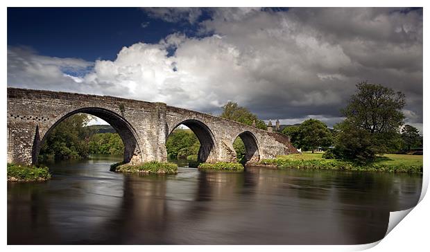 Stirling bridge Print by Grant Glendinning