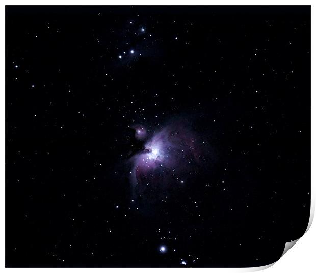 The Great Orion Nebula Print by Grant Glendinning