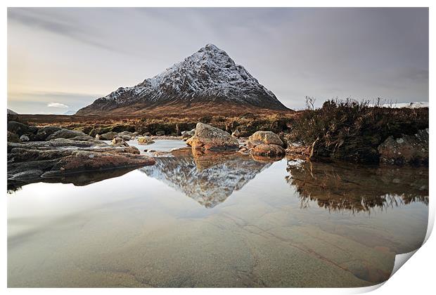 Buachaille Etive Mor Print by Grant Glendinning