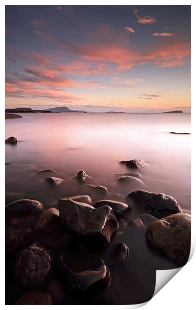 Seil Island Sunset Print by Grant Glendinning