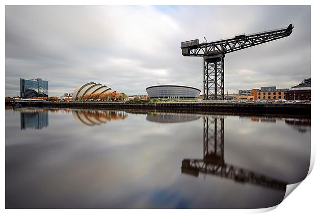 Glasgow Clyde Waterfront Print by Grant Glendinning