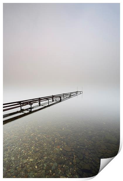 Loch Lomond Jetty Print by Grant Glendinning