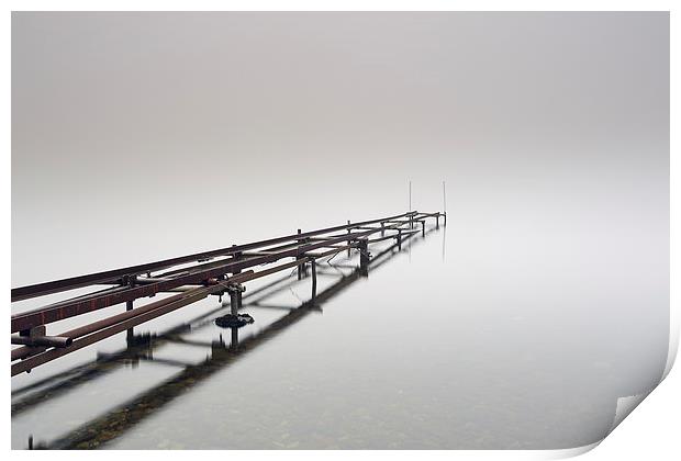 Loch Lomond Mist Print by Grant Glendinning
