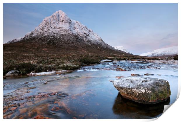 Buachaille Etive Mor Sunrise Print by Grant Glendinning