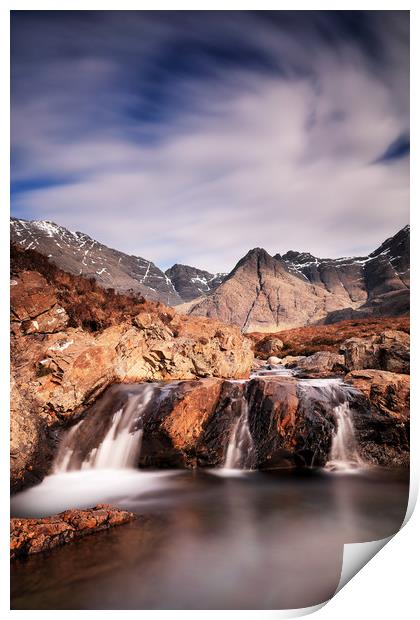 Ghost of the Fairy Pools Print by Grant Glendinning