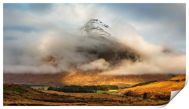 Beinn Dorain Print by Grant Glendinning