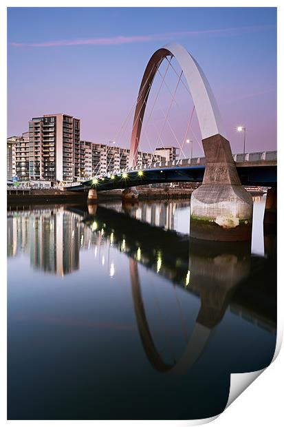 Clyde Arc Sunset Print by Maria Gaellman