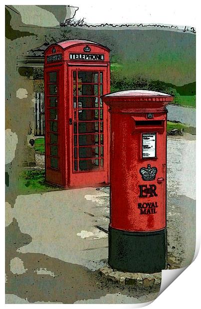CALLING ROYAL MAIL Print by Jacque Mckenzie