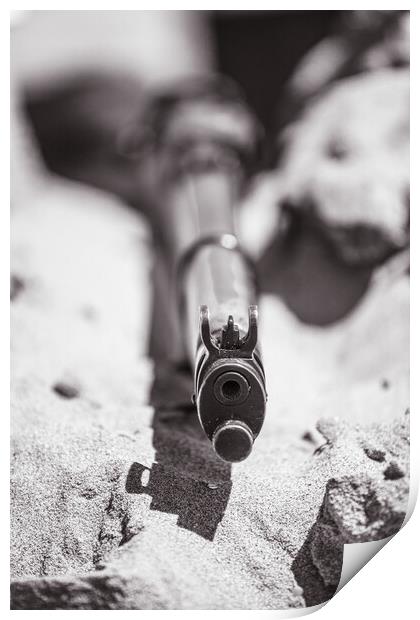 The Lee Enfield rifle  Print by Images of Devon