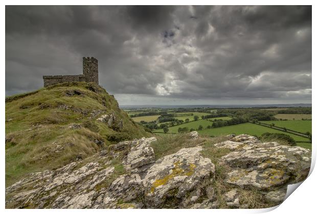 A Stormy Dartmoor Print by Images of Devon