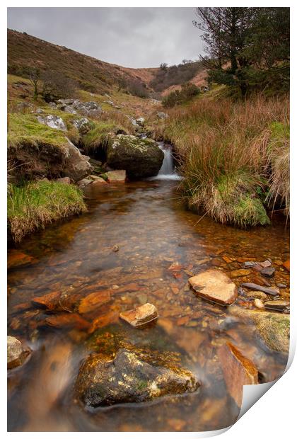 River of Gold Print by Images of Devon