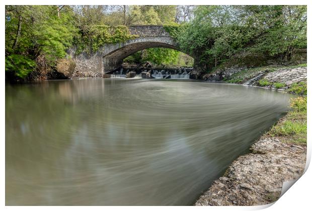 Taw bridge, Eggesford Devon. Print by Images of Devon