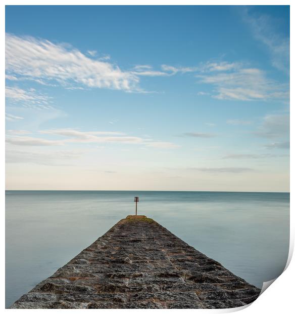 Dawlish Sea Front Print by Images of Devon