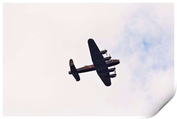  Lancaster Bomber Print by Jack Jacovou Travellingjour