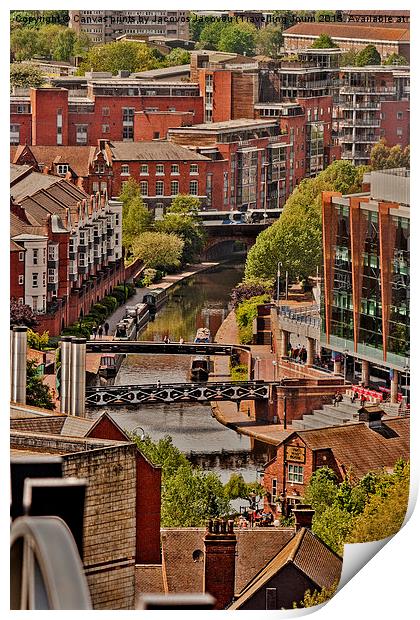 Birmingham Canal Navigation  Print by Jack Jacovou Travellingjour