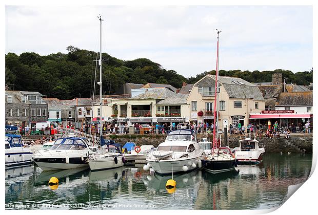 Padstow Harbour Print by Carol Edwards