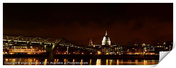 St Pauls Cathedral Print by Angela Wallace