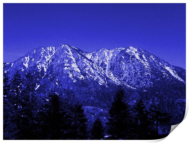 MOUNT ROSE AT DAYBREAK Print by Robert Happersberg