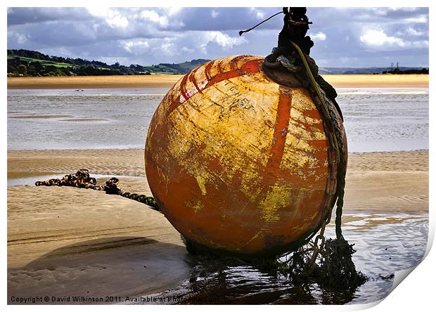 Mooring Buoy Print by Dave Wilkinson North Devon Ph