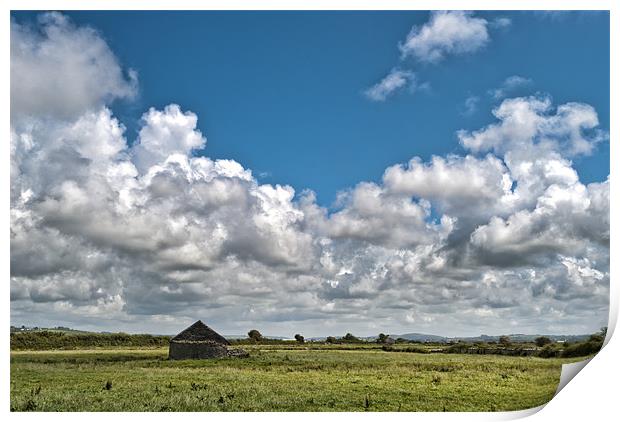 Linhay Print by Dave Wilkinson North Devon Ph