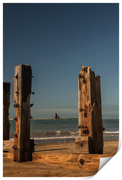 Crow Point Print by Dave Wilkinson North Devon Ph