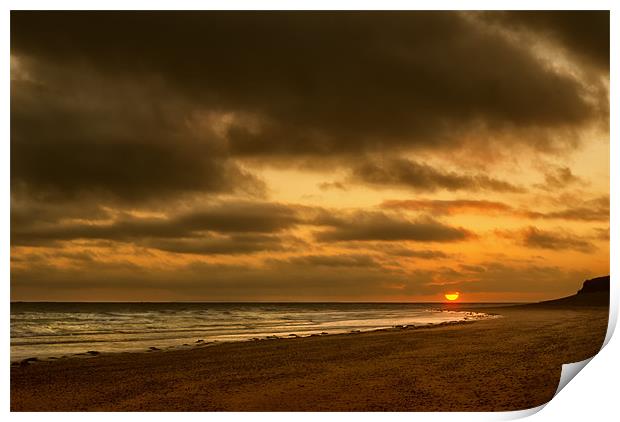 North Devon Sunset Print by Dave Wilkinson North Devon Ph