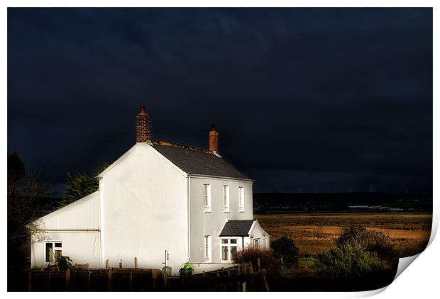 The Ferry House Print by Dave Wilkinson North Devon Ph