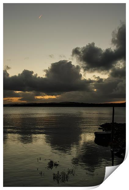 River Taw sunrise Print by Dave Wilkinson North Devon Ph