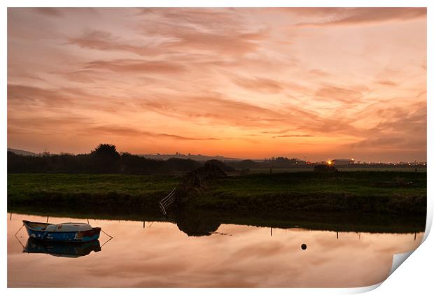 Velator Quay Print by Dave Wilkinson North Devon Ph