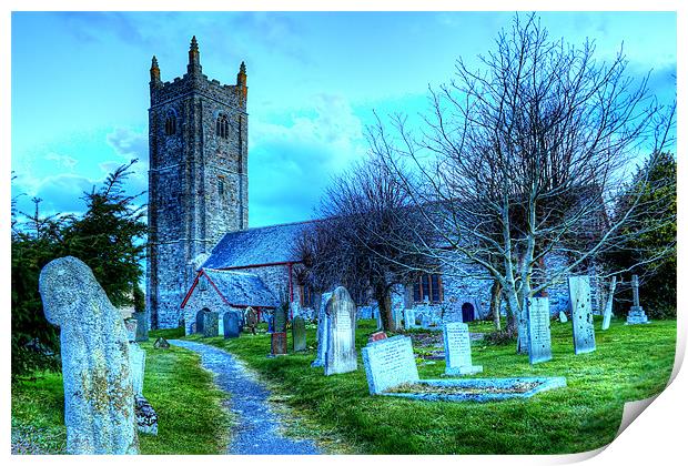 Heanton Church North Devon Print by Dave Wilkinson North Devon Ph