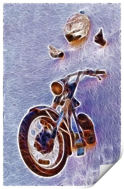 Biker Phone Case Print by Dave Wilkinson North Devon Ph
