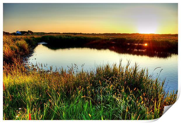 North Devon Sunset Print by Dave Wilkinson North Devon Ph