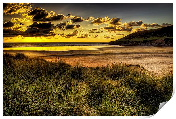 Saunton Sands North Devon Print by Dave Wilkinson North Devon Ph