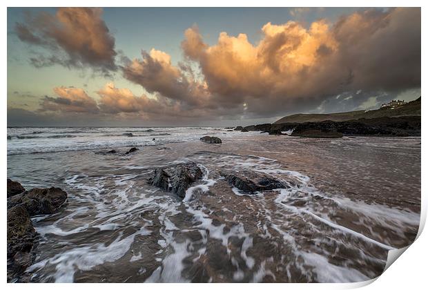  Croyde Bay sunrise Print by Dave Wilkinson North Devon Ph
