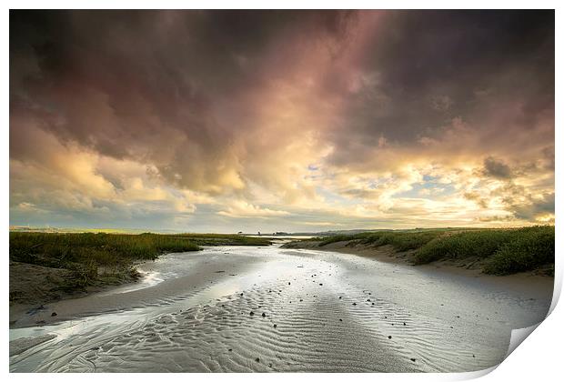 The River Taw at Crow Point  Print by Dave Wilkinson North Devon Ph