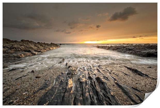  Croyde Bay North Devon Print by Dave Wilkinson North Devon Ph