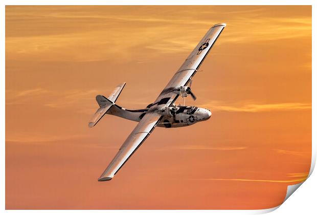 Catalina at Sunset Print by Derek Beattie