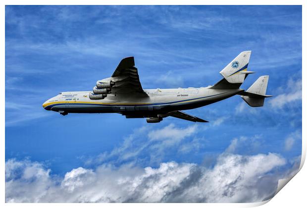 Antonov An-225 Mriya Print by Derek Beattie