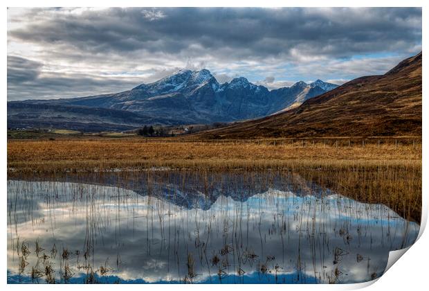 Blaven Reflections Isle of Skye Print by Derek Beattie