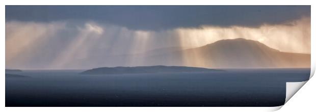 Highland Scotland Sunshine and Showers Print by Derek Beattie