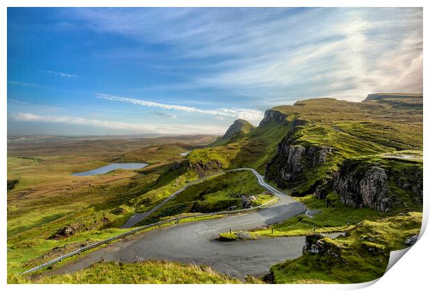 Trotternish Peninsula Isle of Skye Print by Derek Beattie