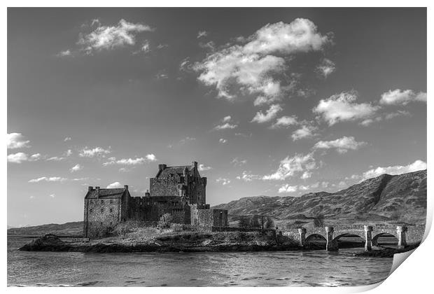 Eilean Donan Castle Scotland. Print by Derek Beattie