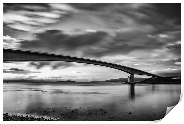 The Skye Bridge Print by Derek Beattie