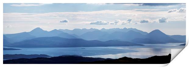Isle of Skye Panorama Print by Derek Beattie