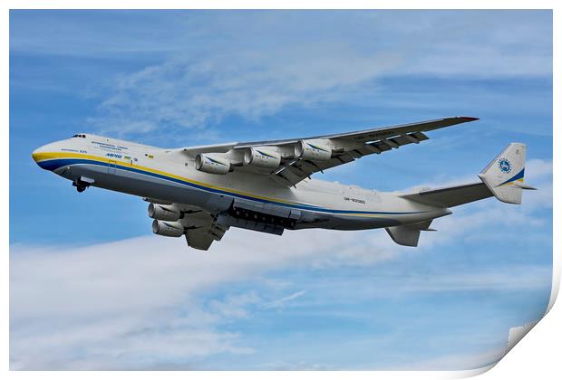 Antonov An-225 Mriya  Print by Derek Beattie