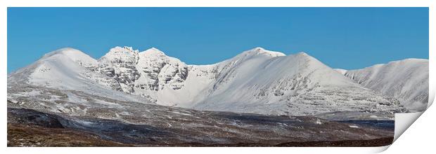 An Teallach Winter Panorama Print by Derek Beattie