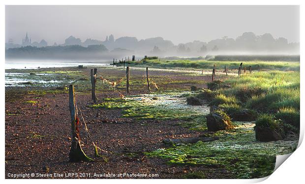 Early Morning Beach Print by Steven Else ARPS