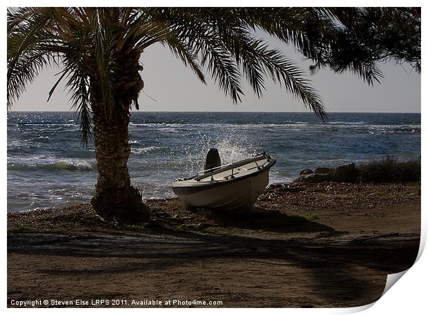 Boat Scene Print by Steven Else ARPS